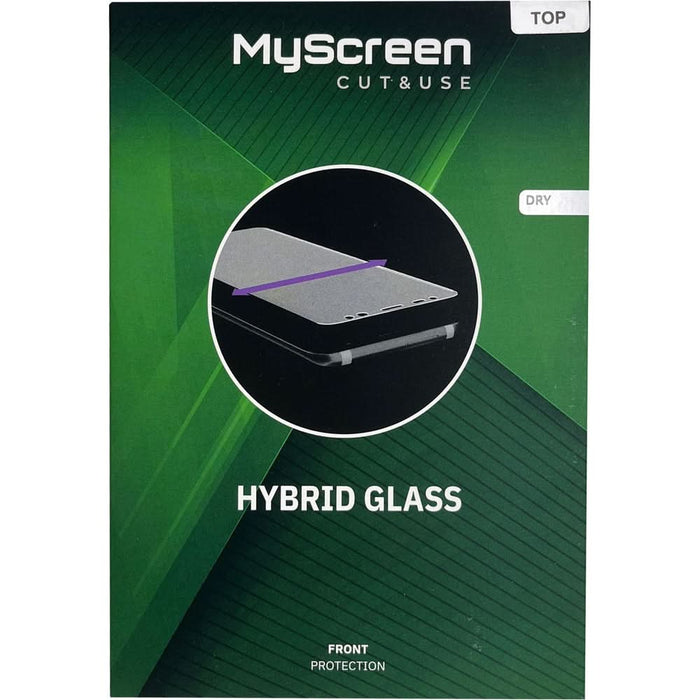 Folie protectie pentru telefon MYSCREEN Hybrid Glass Clear Dry, transparent WALTI