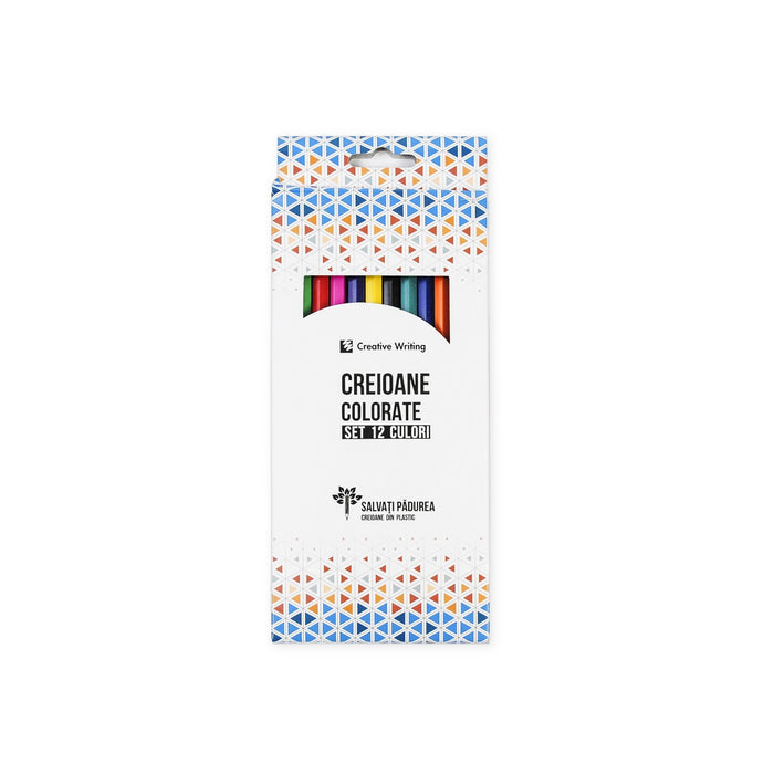 ARHI DESIGN Set 12 Creioane Colorate Plastic WALTI