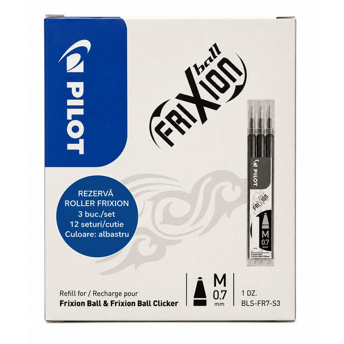 PILOT FRIXION Albastru Rezerva 0,7 mm 36 bucati WALTI