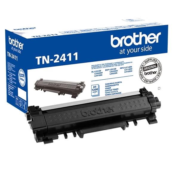 Toner original BROTHER TN-2411, negru WALTI