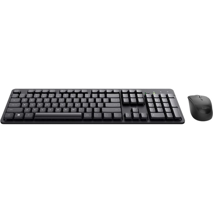 Kit tastatura si mouse Wireless TRUST Ody II 25018, USB, negru WALTI