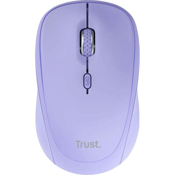Mouse Wireless TRUST Yvi+ Multi-Device, 1600 dpi, violet WALTI