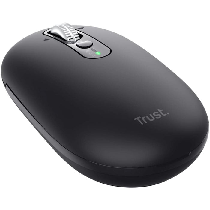 Mouse Wireless TRUST Seron Slim Multi-Wireless Hyperscroll, Dual-Mode, 3200 dpi, Bluetooth, negru WALTI