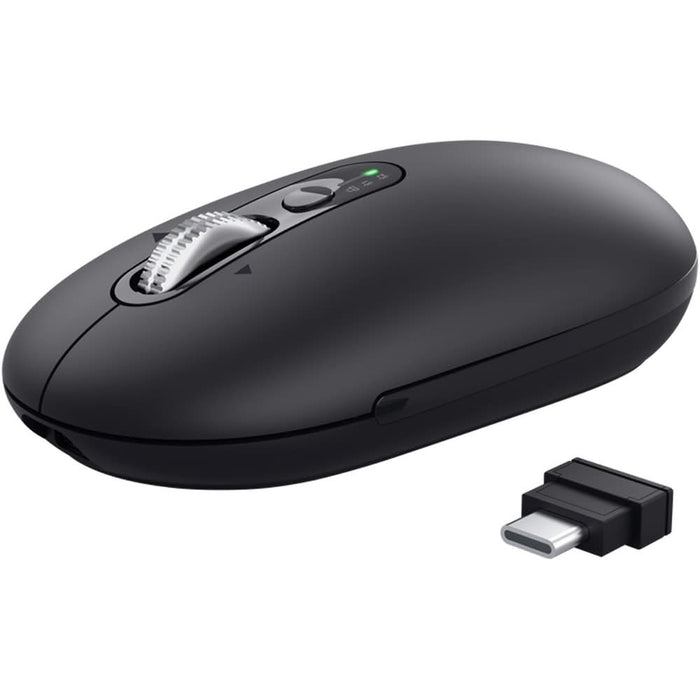 Mouse Wireless TRUST Seron Slim Multi-Wireless Hyperscroll, Dual-Mode, 3200 dpi, Bluetooth, negru WALTI