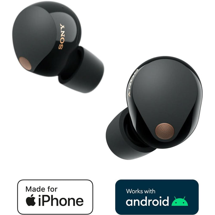 Casti SONY WF-1000XM5B, True Wireless, Bluetooth, In-ear, Microfon, Noise Cancelling, negru WALTI