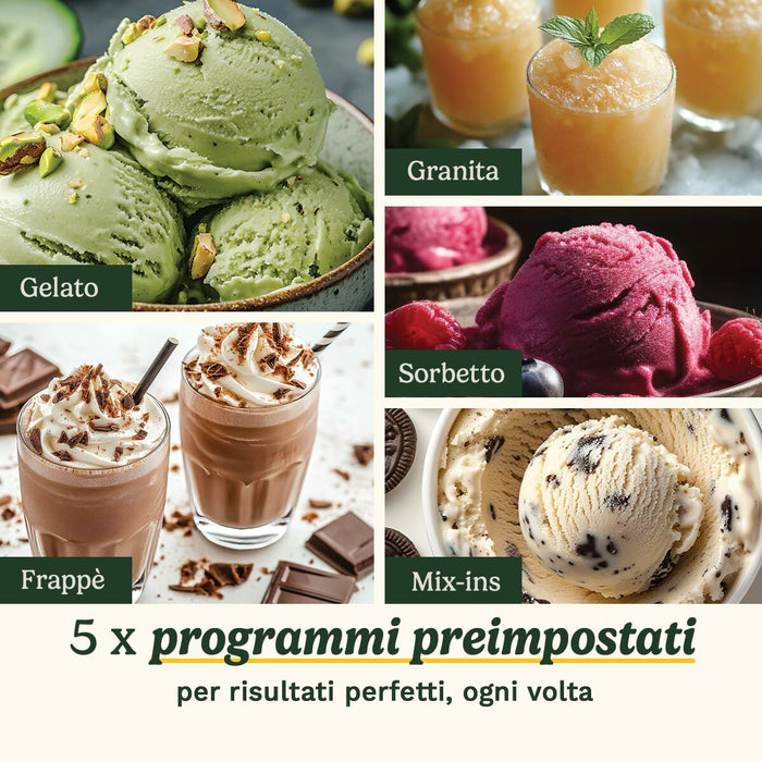 Aparat Înghețată Cuisinart ICEFD10E Alb Plastic 1 L 3,3 L 1L - WALTI WALTI