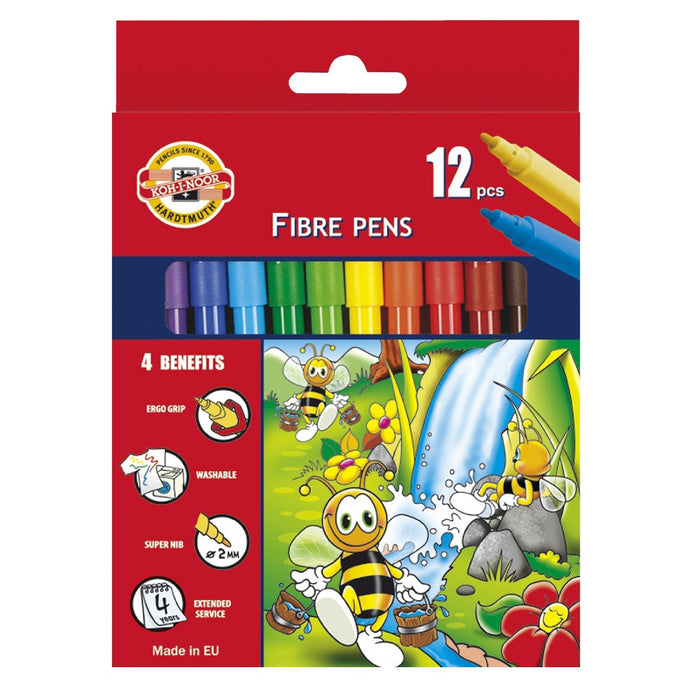 KOH-I-NOOR Dino/Bees Carioci Lavabile 12 bucati WALTI
