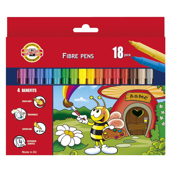 KOH-I-NOOR Dino/Bees Carioci Lavabile 18 bucati WALTI