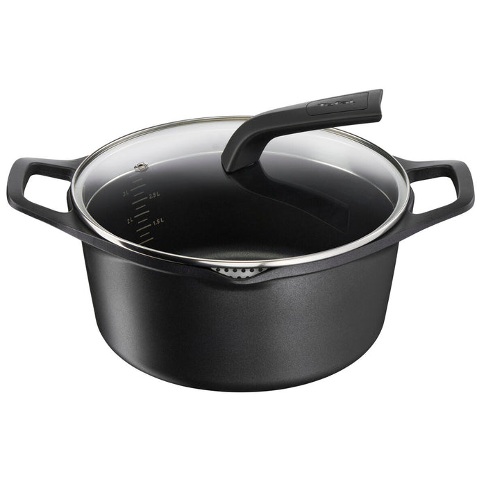 Caserolă Cu Capac Tefal E2494644 Negru Ø 24 cm - WALTI WALTI