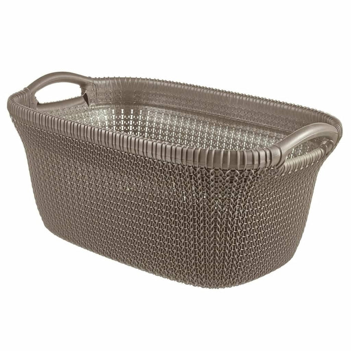 Curver Coș de rufe Knit 40L maro metalic - WALTI WALTI