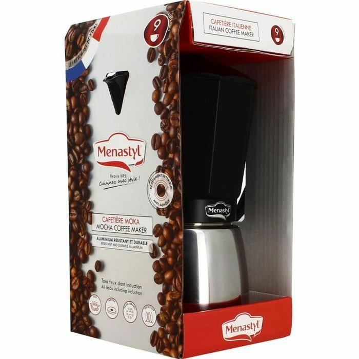 Cafetieră Italiană Menastyl Aluminiu 9 Cești 6 Cești - WALTI WALTI