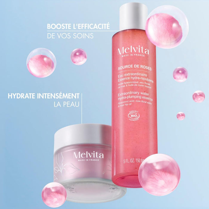Cremă de Față Melvita SOURCE DE ROSES 2 Piese - WALTI WALTI