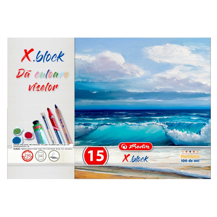 herlitz Bloc de Desen A4 15 file WALTI