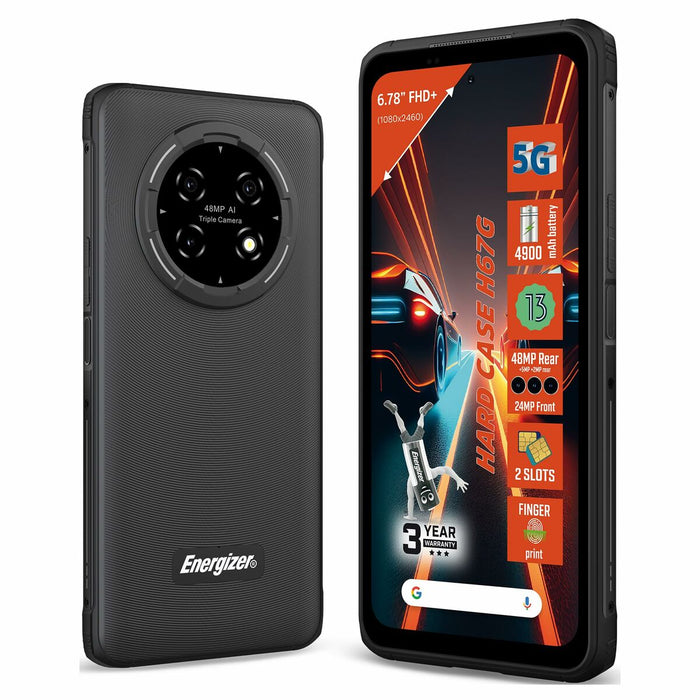 Telefon Mobil pentru Persoane Vârstnice Energizer H67GEU Octa Core 4 GB RAM 128 GB Negru 6,78" - WALTI WALTI
