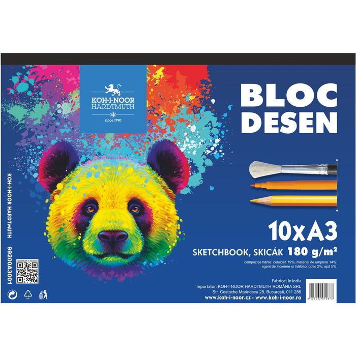 KOH-I-NOOR Bloc Desen A3 10 File WALTI