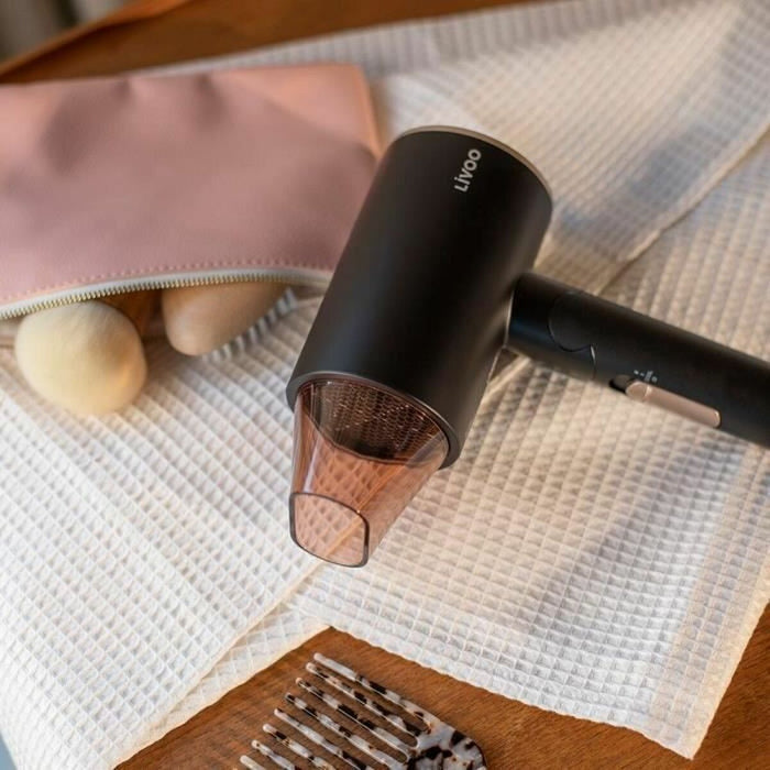 Uscător de Păr Livoo DOS173 Negru/Roz 1600 W - WALTI WALTI