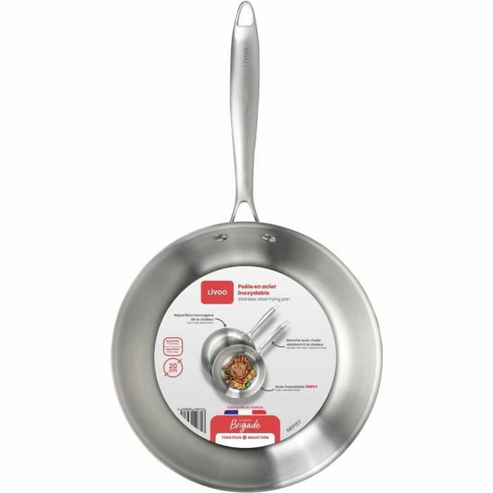 Tigaie Livoo Oțel inoxidabil Oțel Ø 20 cm - WALTI WALTI