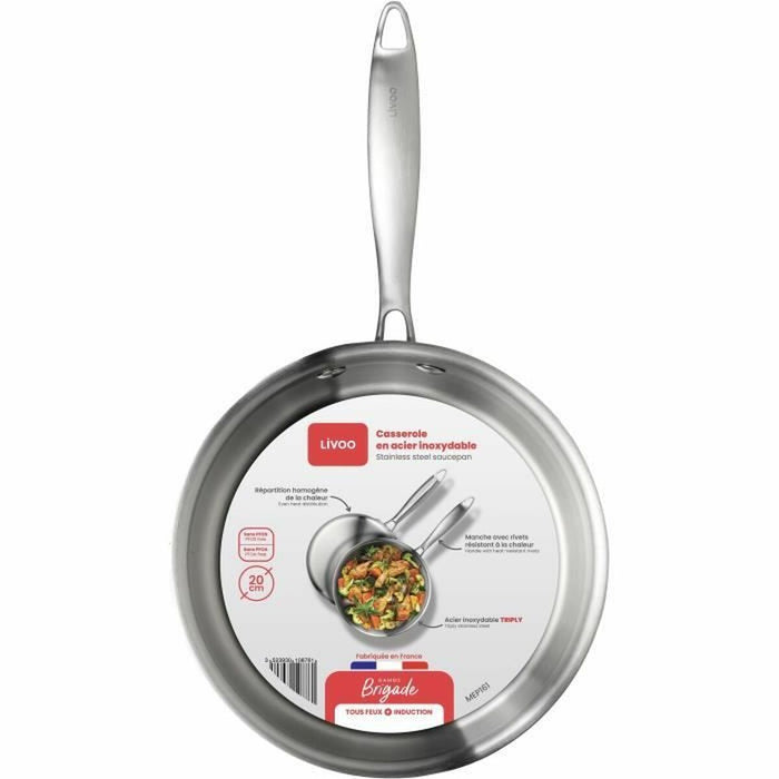 Cratiță Livoo Oțel Oțel inoxidabil Ø 20 cm - WALTI WALTI