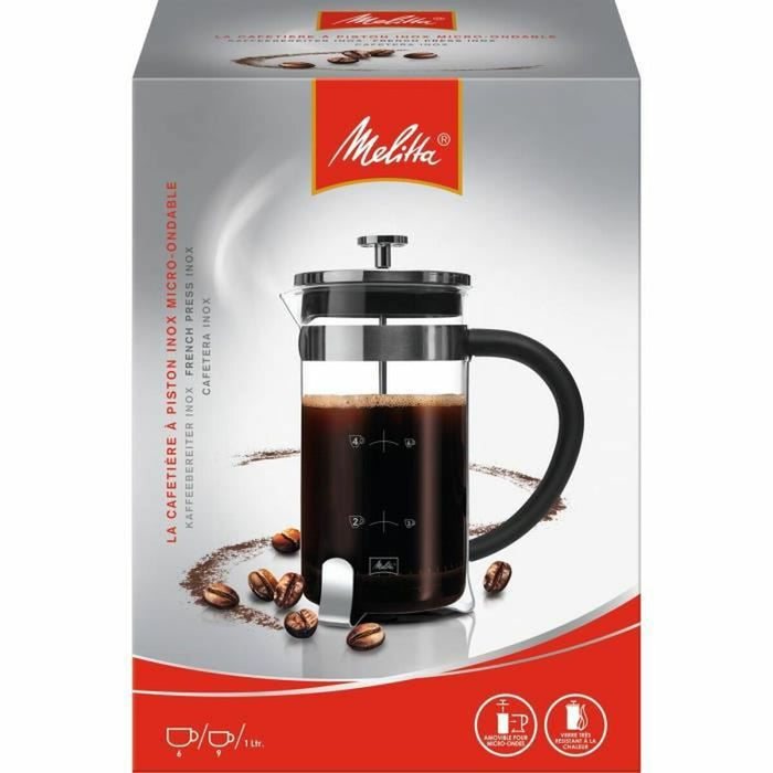 Cafetieră cu Piston Melitta Premium 1 L 8 Hrníčky - WALTI WALTI