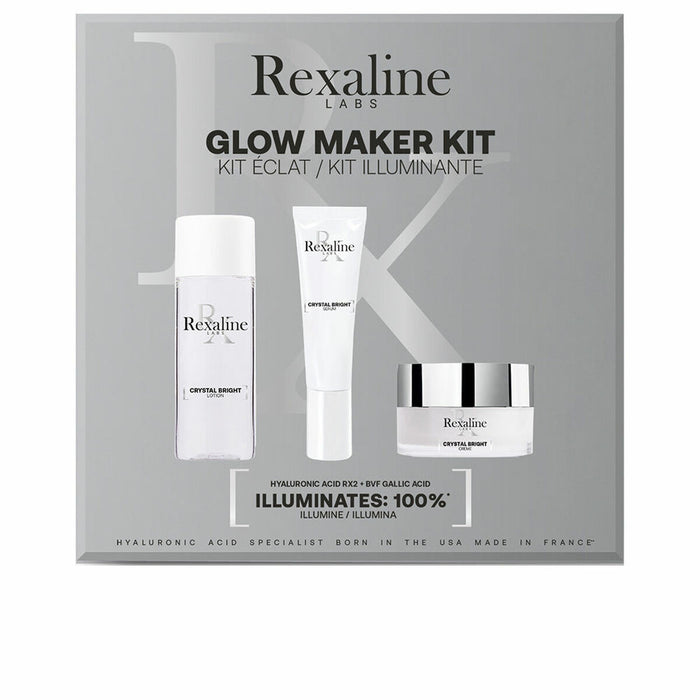 Set de Cosmetică Femei Rexaline Crystal Bright Glow 3 Piese - WALTI WALTI
