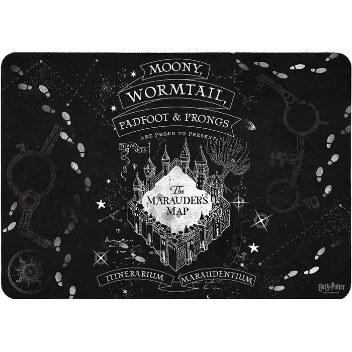 Mouse Pad Gaming ABYSSE CORP Harry Potter Marauder'S Map, 35 x 25 cm, negru WALTI