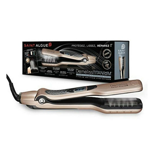 Placă de Păr Demeliss Titanium Saint-Algue Straightener Demeliss Titanium Negru - WALTI WALTI