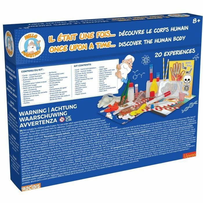 Joc de știință Silverlit Bonjour Maestro  Il était une fois. A la découverte du corps humain (FR) - WALTI WALTI