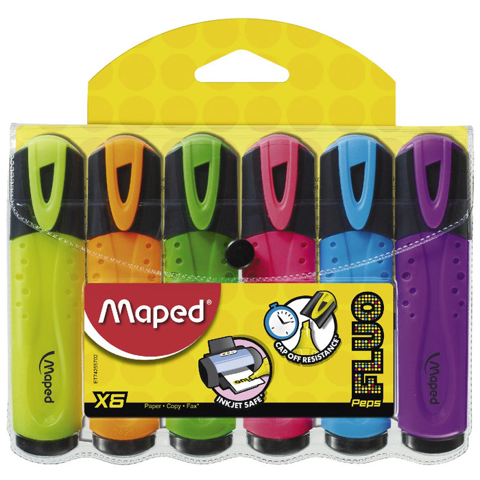 Maped Fluo Textmarker 6 Culori WALTI