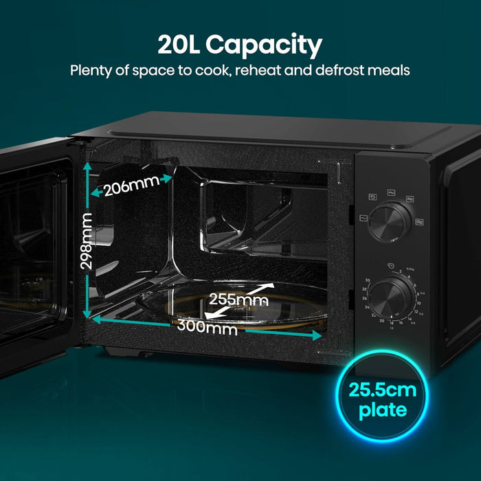 Cuptorul cu Microunde Hisense H20MOBP1HI Negru 700 W 20 L - WALTI WALTI