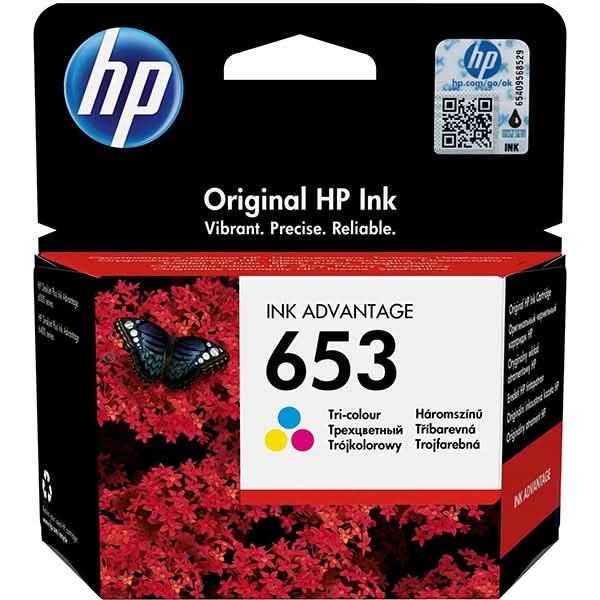 Cartus original HP 653 (3YM74AE), tricolor WALTI