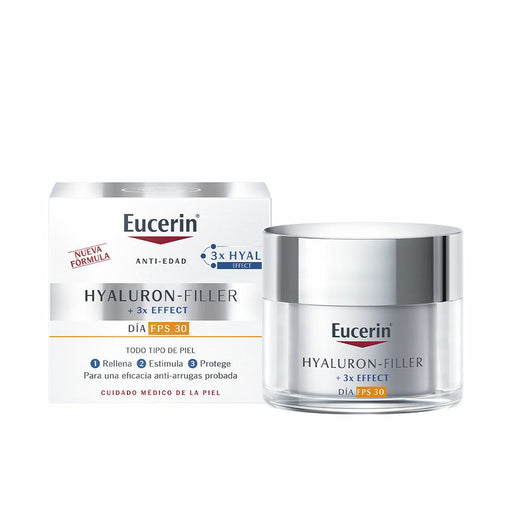 Cremă Anti-aging de Zi Eucerin Hyaluron Filler 3x Effect 50 ml SPF 30 - WALTI WALTI