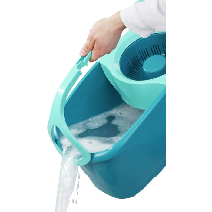Set galeata cu storcator + mop + maner LEIFHEIT Clean Twist Ergo, turcoaz WALTI