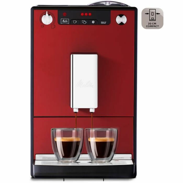 Aparat de cafea superautomat Melitta CAFFEO SOLO 1400 W Roșu 1400 W 15 bar - WALTI WALTI