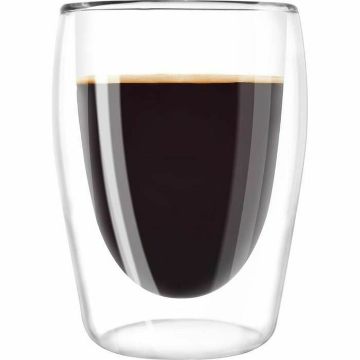 Pahar Melitta Sticlă borosilicată 200 ml Transparent Cafea (2 Unități) - WALTI WALTI