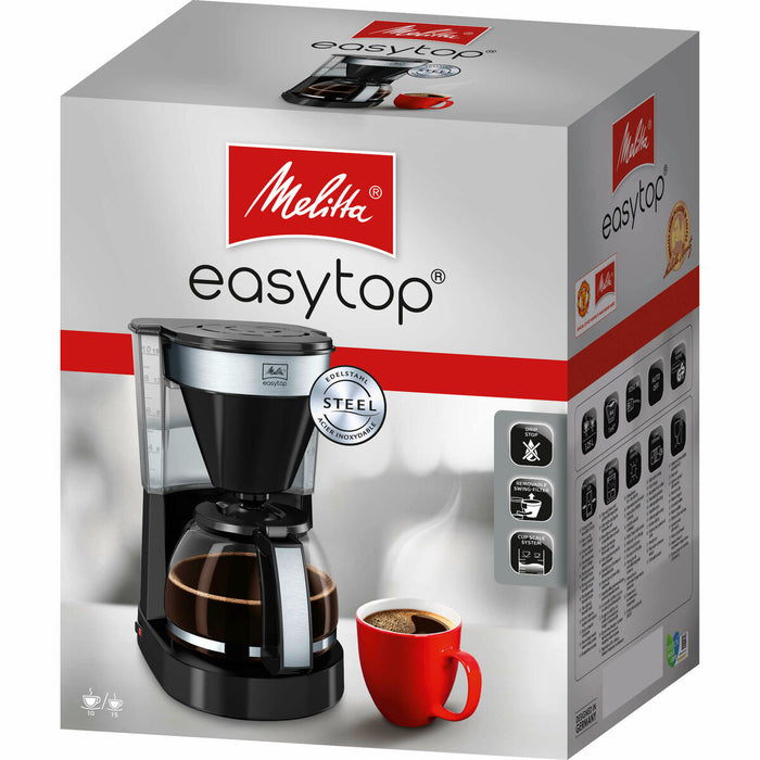 Cafetieră Electrică Melitta Easy Top II 1023-04 1050 W Negru 1050 W 1,25 L 900 g - WALTI WALTI