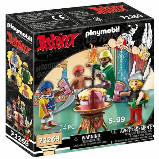 Playset Playmobil Asterix: Amonbofis and the poisoned cake 71268 24 Piese - WALTI WALTI