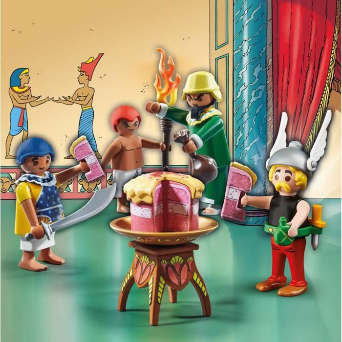 Playset Playmobil Asterix: Amonbofis and the poisoned cake 71268 24 Piese - WALTI WALTI