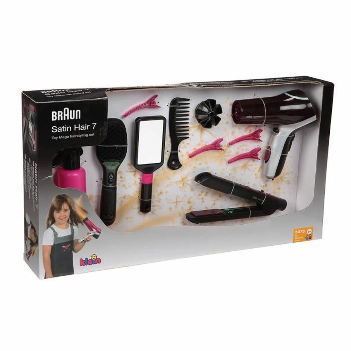 Accesorii Klein set Braun Satin Hair 7 - WALTI