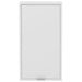 FMD Dulap de baie montat pe perete, alb, 36,8x17,1x67,3 cm - WALTI WALTI