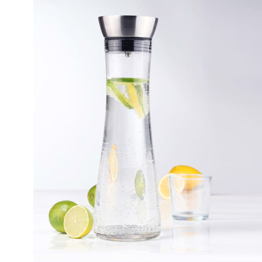 HI Decantor de apă cu gură de scurgere, transparent, 1,2 L - WALTI WALTI