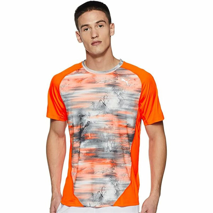 Tricou cu Mânecă Scurtă Bărbați Graphic Tee Shocking Puma  Graphic Tee Shocking Portocaliu - WALTI