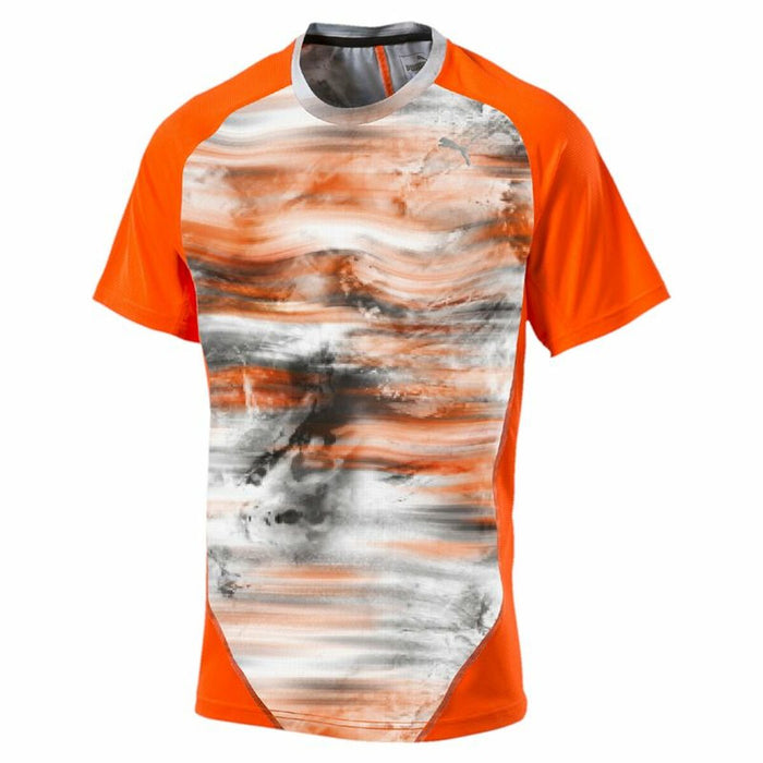 Tricou cu Mânecă Scurtă Bărbați Graphic Tee Shocking Puma  Graphic Tee Shocking Portocaliu - WALTI