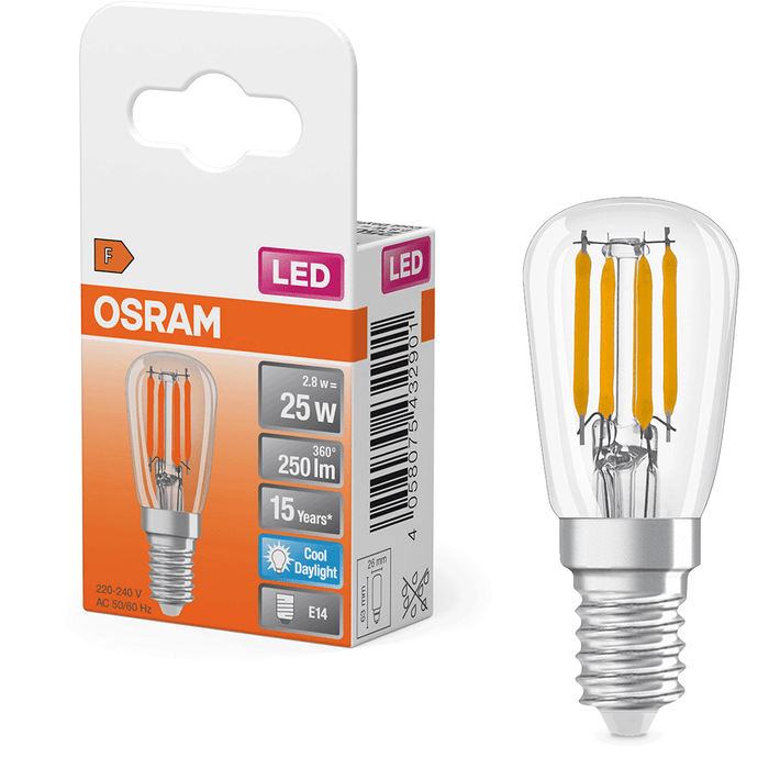 Bec LED OSRAM, E14, 2.8W, 250lm, lumina rece WALTI