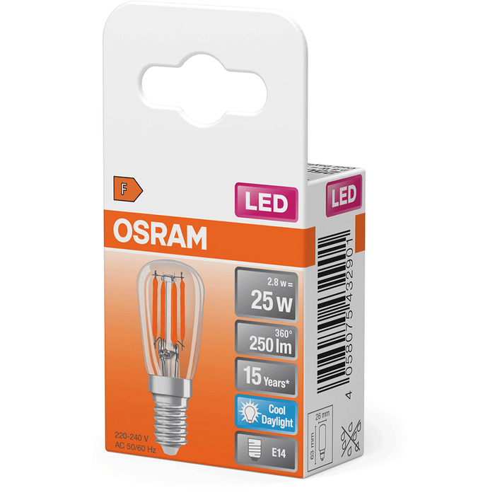 Bec LED OSRAM, E14, 2.8W, 250lm, lumina rece WALTI