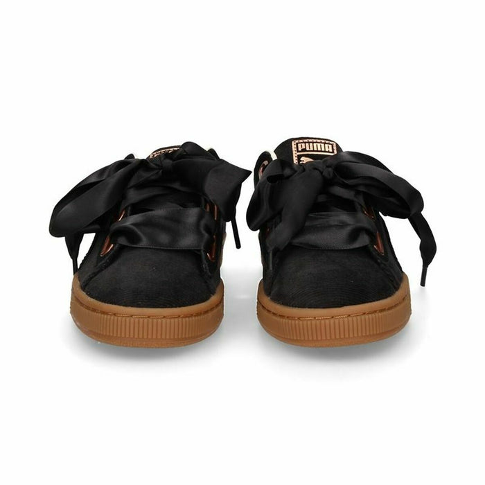 Pantofi sport pentru femei Puma  Basket Heart Corduroy Negru - WALTI WALTI