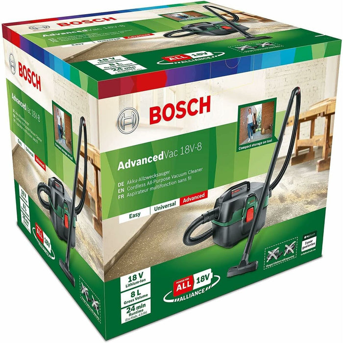 Aspirator 3 în 1 BOSCH AdvancedVac 18V-8 8 L - WALTI WALTI