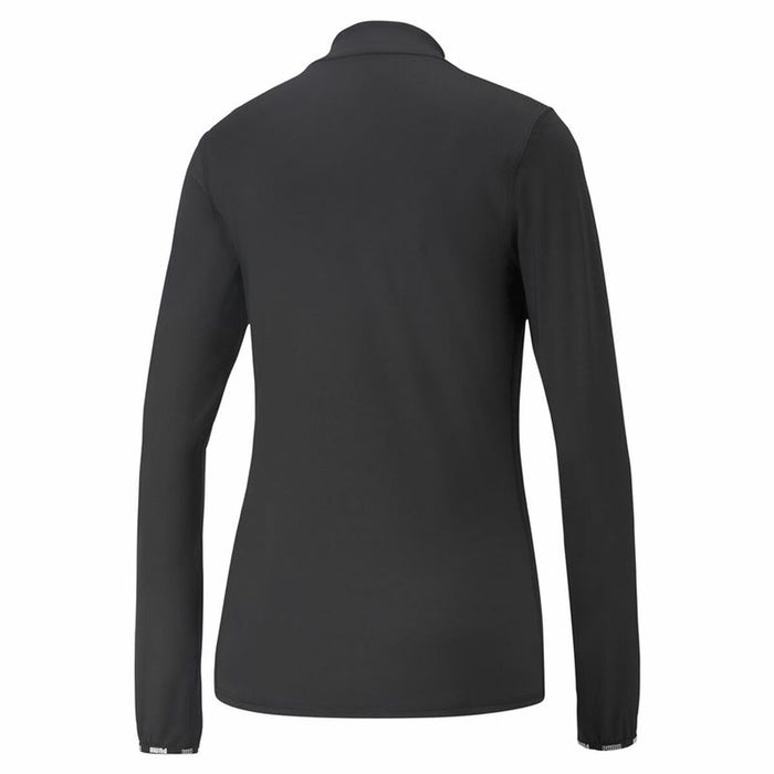 Tricou cu Mânecă Lungă Femei Puma Strong 1/4 Zip Negru - WALTI