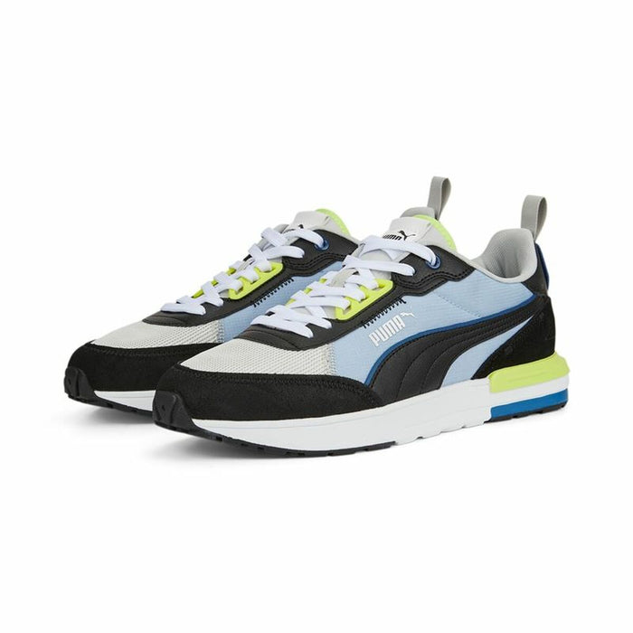 Adidași Casual Bărbați Puma R22 Albastru Galben - WALTI