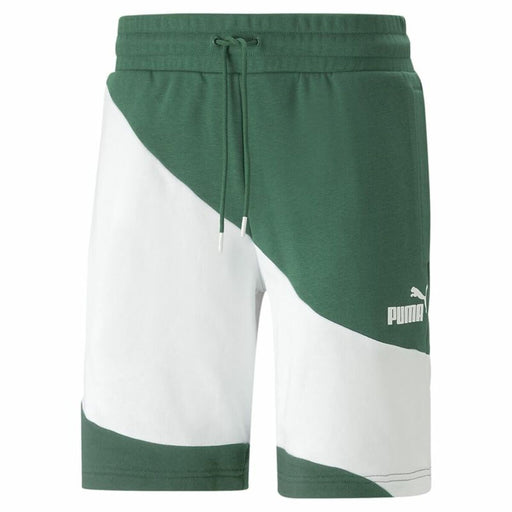 Pantaloni Scurți Sport pentru Bărbați Puma Power Cat Verde - WALTI