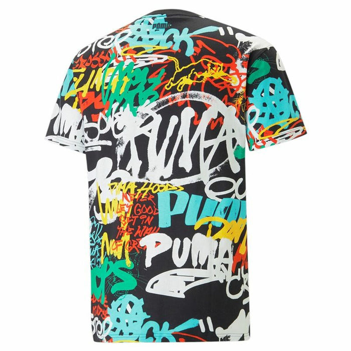 Tricou cu Mânecă Scurtă Bărbați Puma Graffiti Negru - WALTI